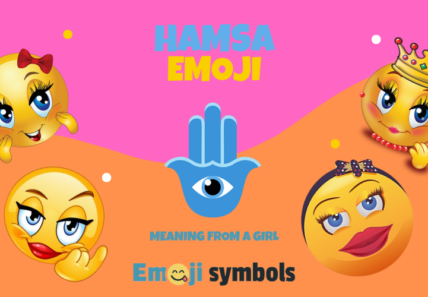 hamsa emoji froma girl