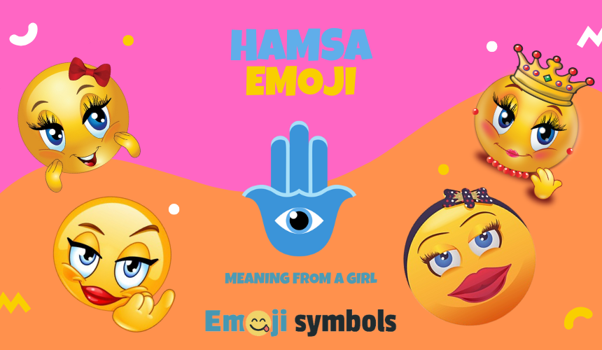 hamsa emoji froma girl