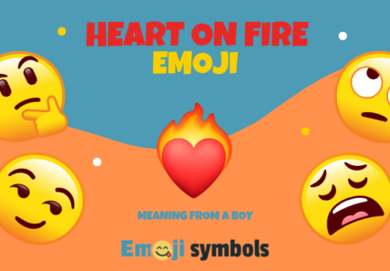 heart on fire emoji from boy