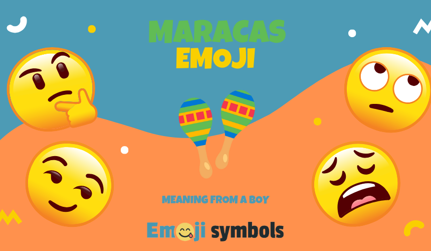 maracas emoji from boy