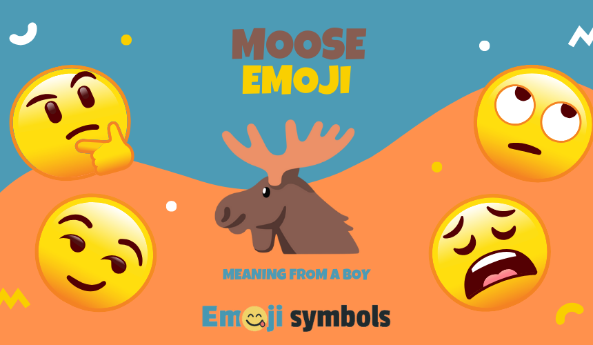 moose emoji from boy