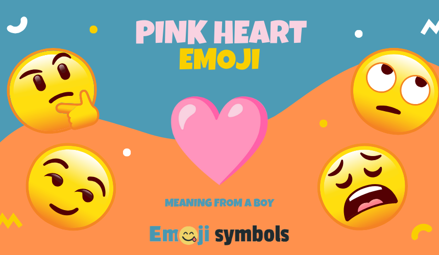 pink heart emoji from boy