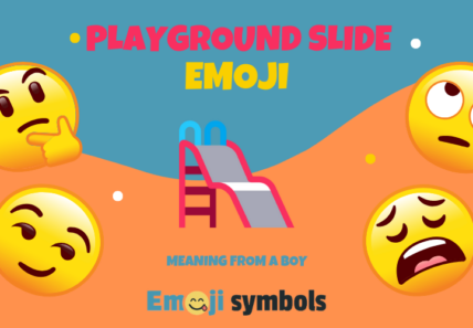 playground slide emoji from boy