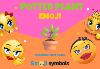 potted plant emoji from a girl