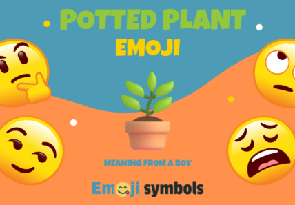 potted plant emoji from boy