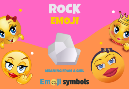 rock emoji from a girl