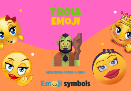 troll emoji froma girl