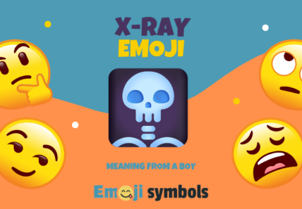 x-ray emoji from boy