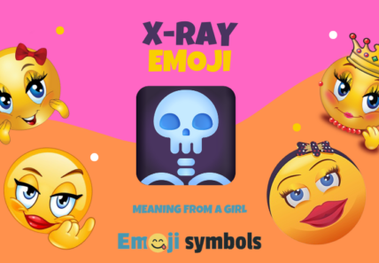 x-ray emoji froma girl