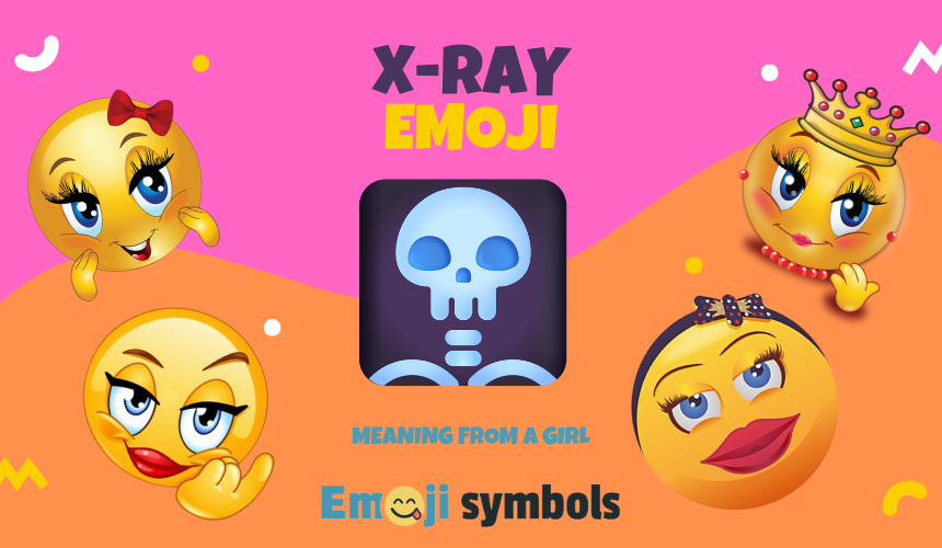 x-ray emoji froma girl