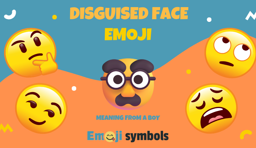 disguised faces emoji from boy