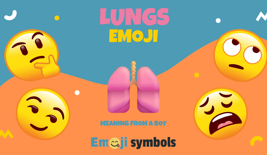 lungs emoji from boy